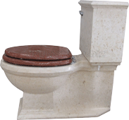 Neue crema marfil marmor toilette