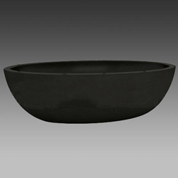 Badewanne aus absolut schwarzem Granit 54. (52)