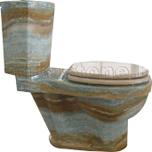 blue onyx stone toilet