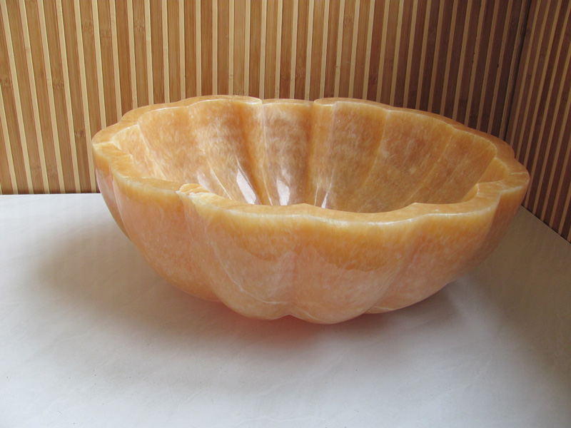 Muschelhonig Onyx Waschbecken