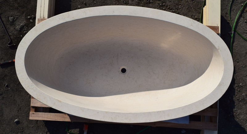 natural stone bathtub