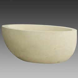 Badewanne aus Kalksteinmarmor