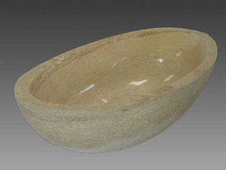 classic romano travertine bathtub