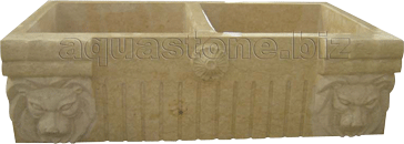 Küchenspüle aus Marmor Galala marble