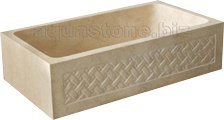 Küchenspüle aus Marmor