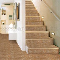 honey onyx mosaic living room project