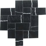 black marble tile