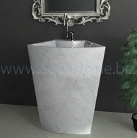 Carrara Marmor Podest Waschbecken