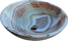 green onyx vessel sink