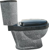 absolute black stone nature bathroom toilet