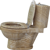 honey onyx stone toilet