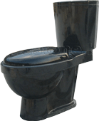 black granite toilet
