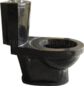 black pearl stone toilet